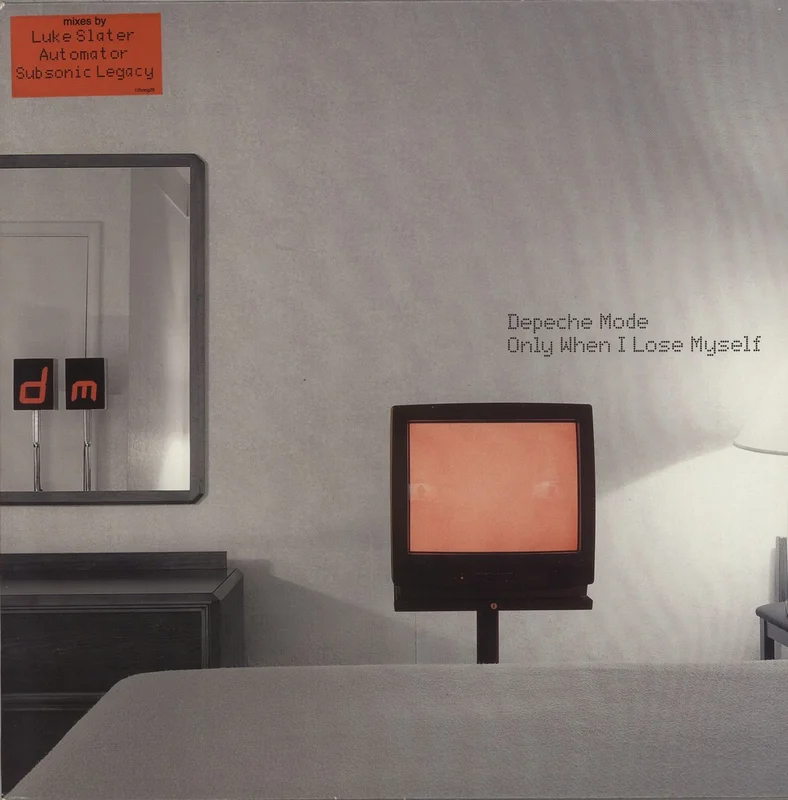 Depeche Mode Only When I Lose Myself - Hype Stickered Sleeve UK 12" vinyl