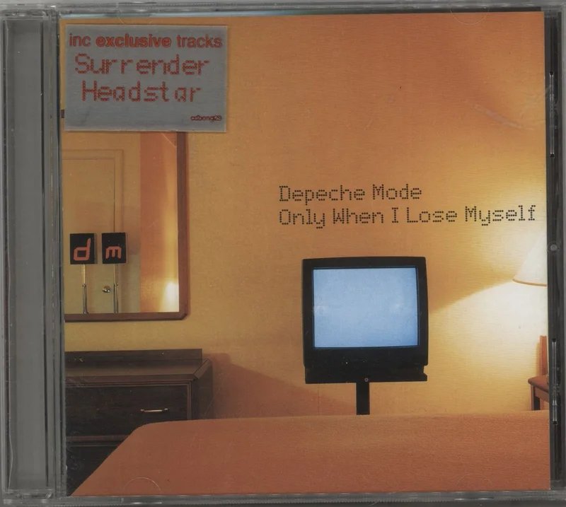 Depeche Mode Only When I Lose Myself + Promo Postcard UK CD single