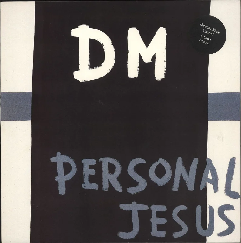 Depeche Mode Personal Jesus - Hype Sticker UK 12" vinyl