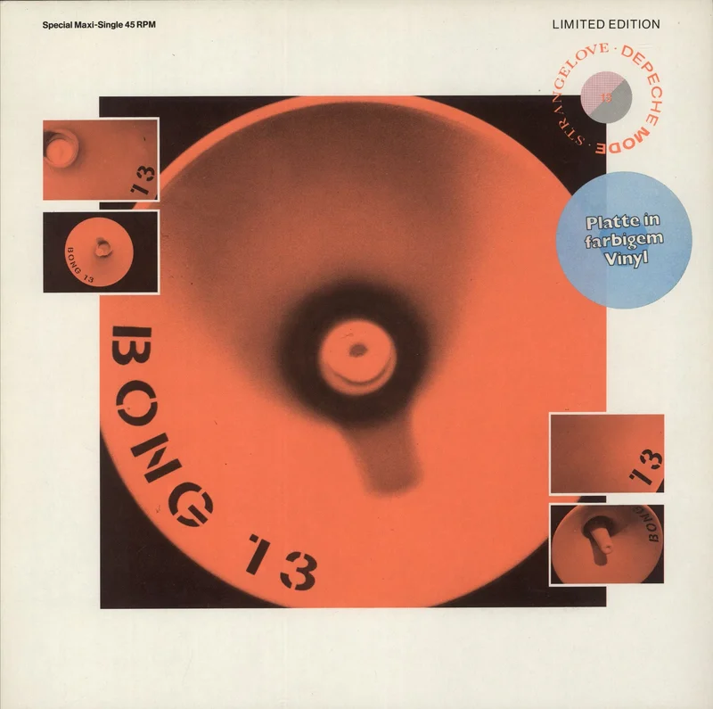 Depeche Mode Strangelove - Orange Vinyl German 12" vinyl