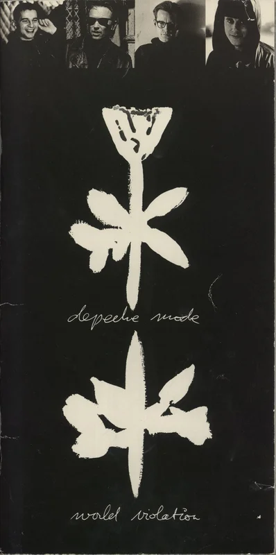 Depeche Mode World Violation - EX UK Tour programme