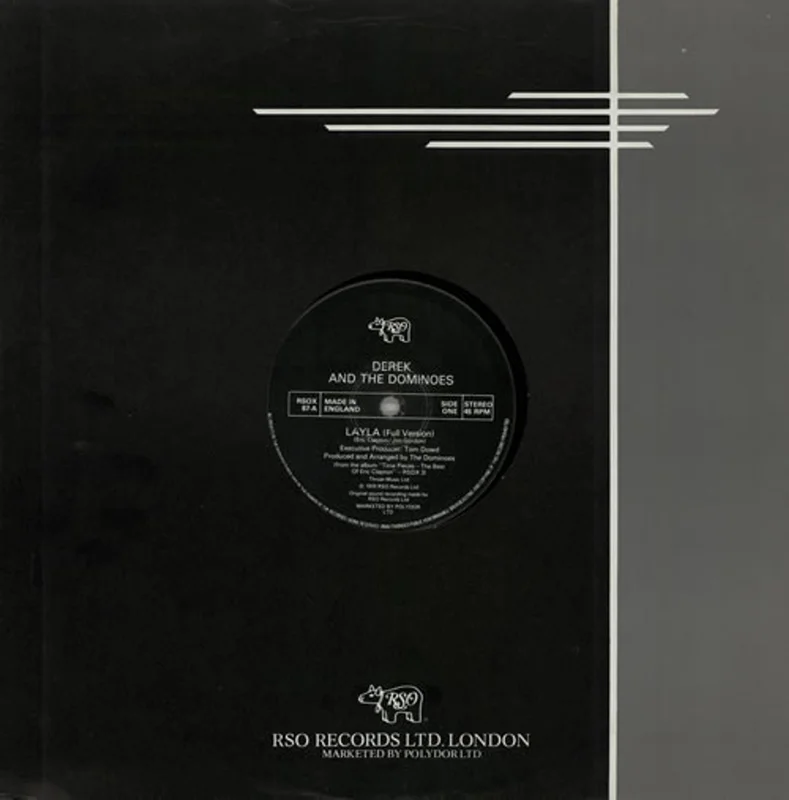 Derek And The Dominos Layla UK 12" vinyl