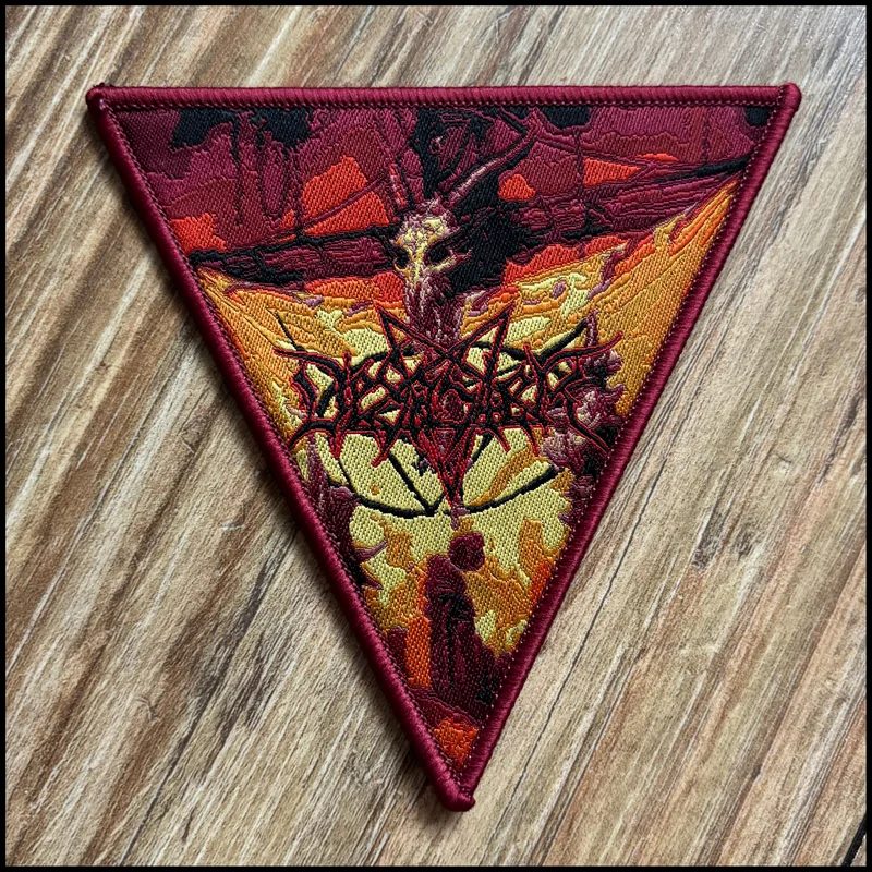 DESASTER: official deluxe/limited HELLFIRE DOMINION patch Black border patch