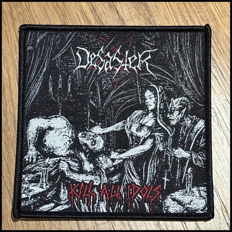 DESASTER: official deluxe/limited KILL ALL IDOLS patch Red border
