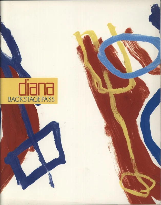 Diana Ross Backstage Pass + Ticket UK Tour programme