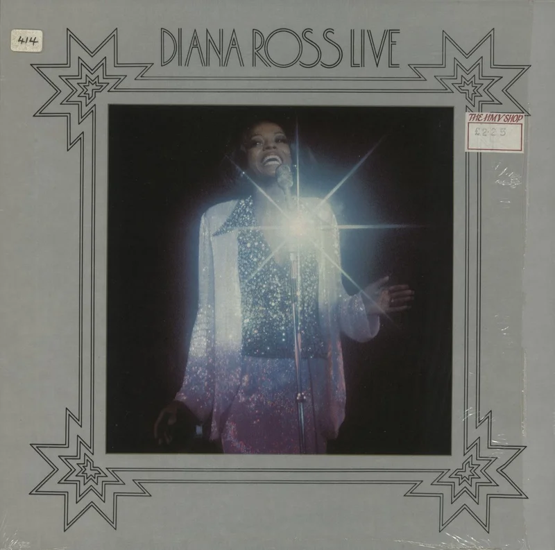 Diana Ross Diana Ross Live - Shrink UK Vinyl LP