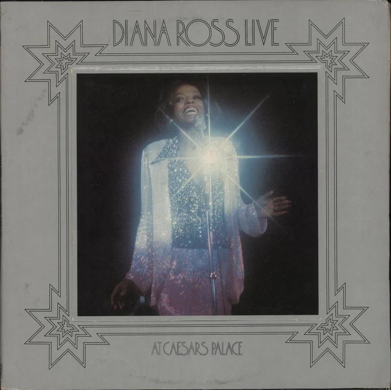 Diana Ross Live At Caesars Palace Japanese Promo Vinyl LP