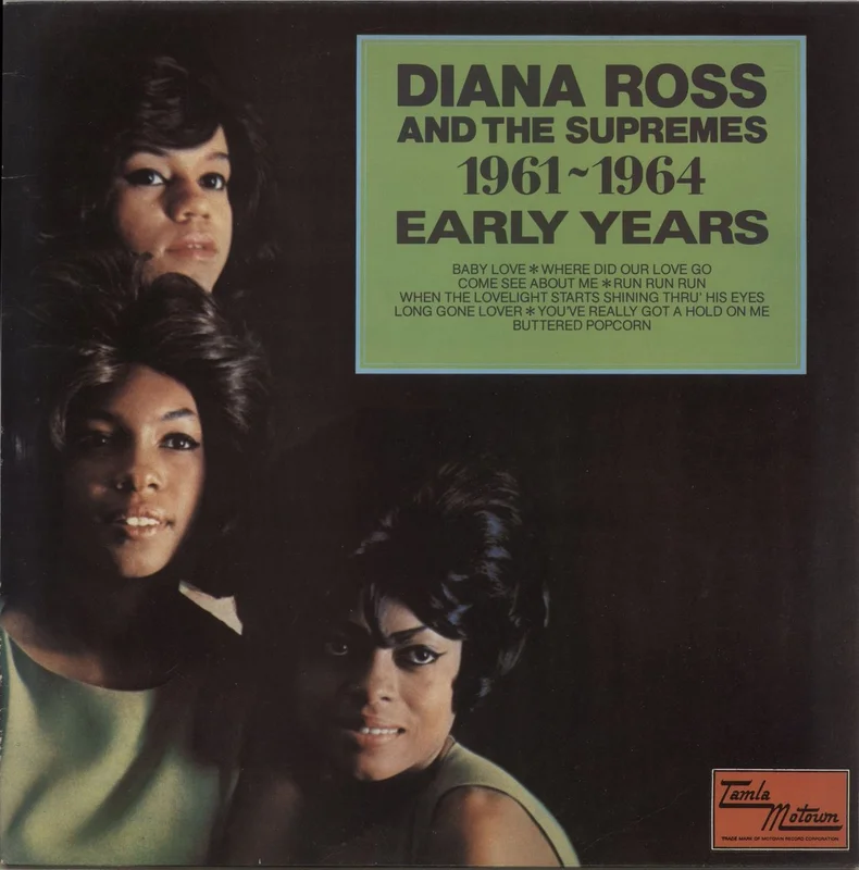 Diana Ross & The Supremes 1961-64 Early Years + Shrink UK Vinyl LP