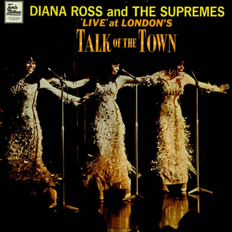 Diana Ross & The Supremes Live At London's Talk Of The Town UK Vinyl LP