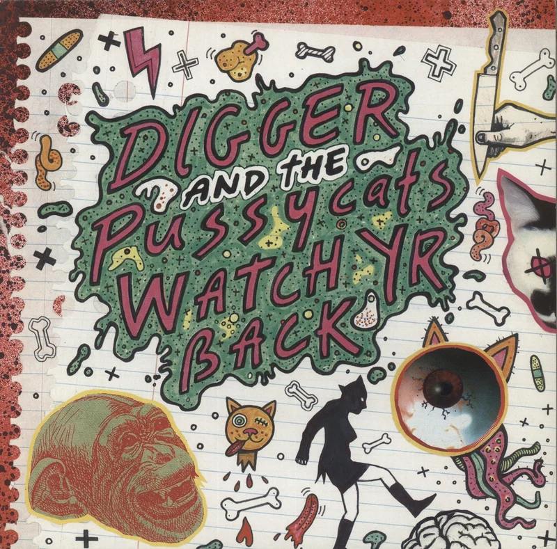 Digger & The Pussycats Watch Yr Back German 7" vinyl