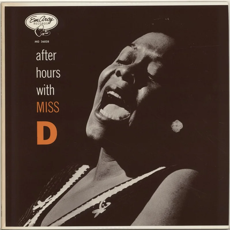 Dinah Washington After Hours With Miss "D" Japanese Vinyl LP