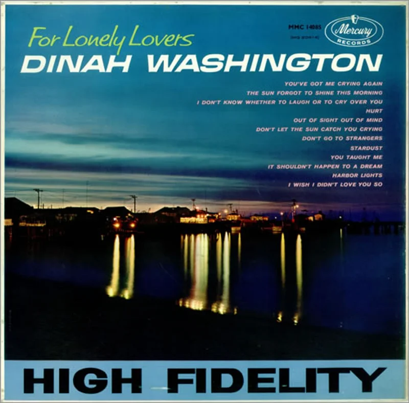 Dinah Washington For Lonely Lovers UK Vinyl LP