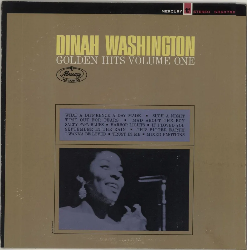 Dinah Washington Golden Hits Volume One US Vinyl LP
