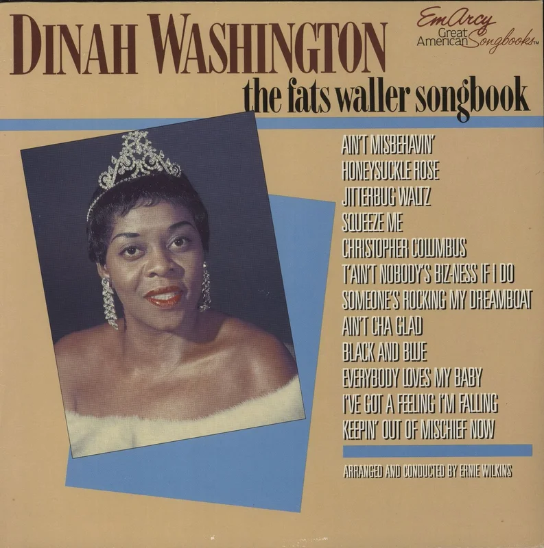Dinah Washington The Fats Waller Songbook Dutch Vinyl LP