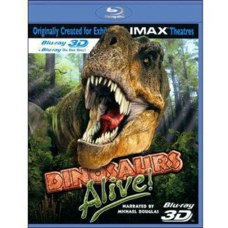 DINOSAURS ALIVE 3-D  (BLU-RAY) - BLU-RAY