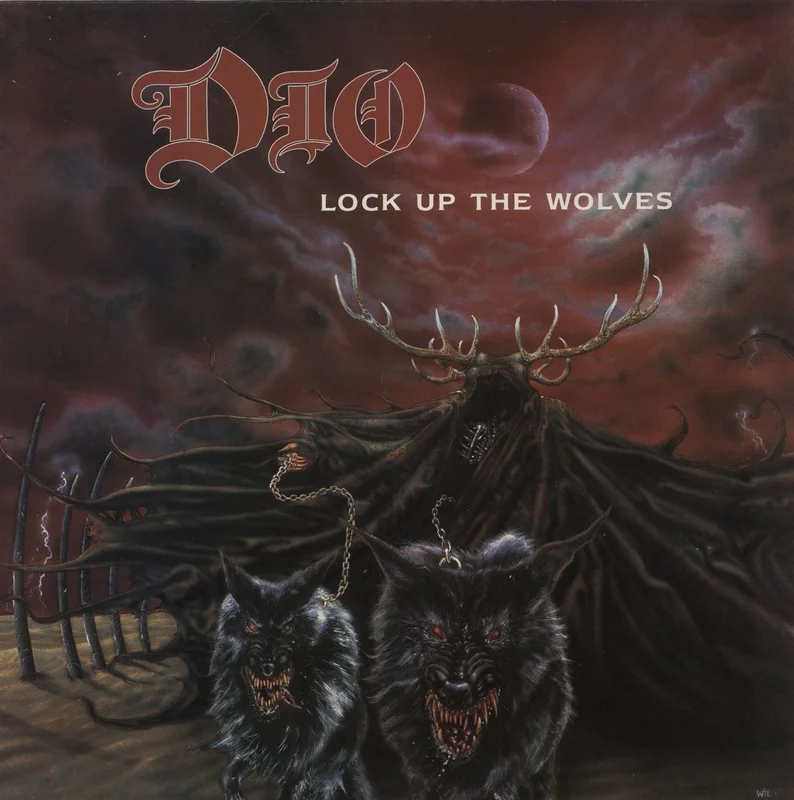 Dio Lock Up The Wolves - VG+ UK Vinyl LP