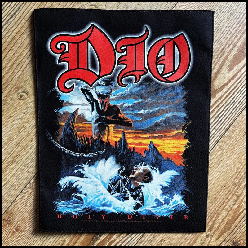 DIO: official HOLY DIVER large back patch