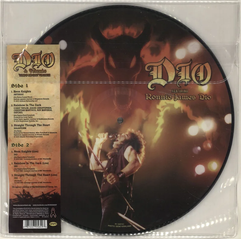 Dio Stand Up And Shout For Cancer US 12" picture disc