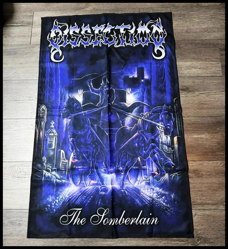 DISSECTION: official flag / textile poster *preowned/rare*