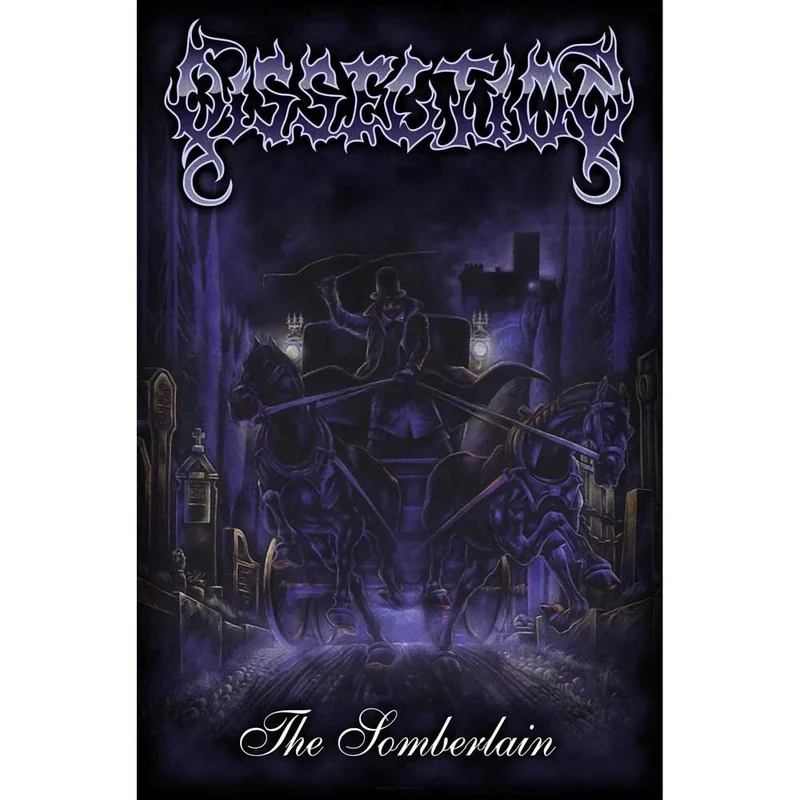 DISSECTION: official THE SOMBERLAIN large flag / textile poster