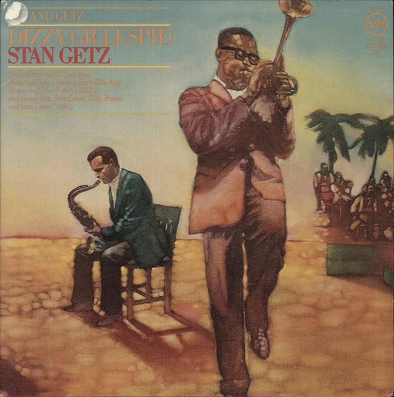 Dizzy Gillespie Diz And Getz US 2-LP vinyl set