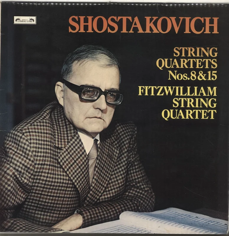 Dmitri Shostakovich String Quartets Nos. 8 & 15 UK Vinyl LP