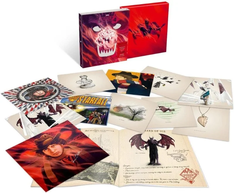 Doctor Who Demon Quest - Red & Black Vinyl - Autographed Art Print - Sealed UK Vinyl box set