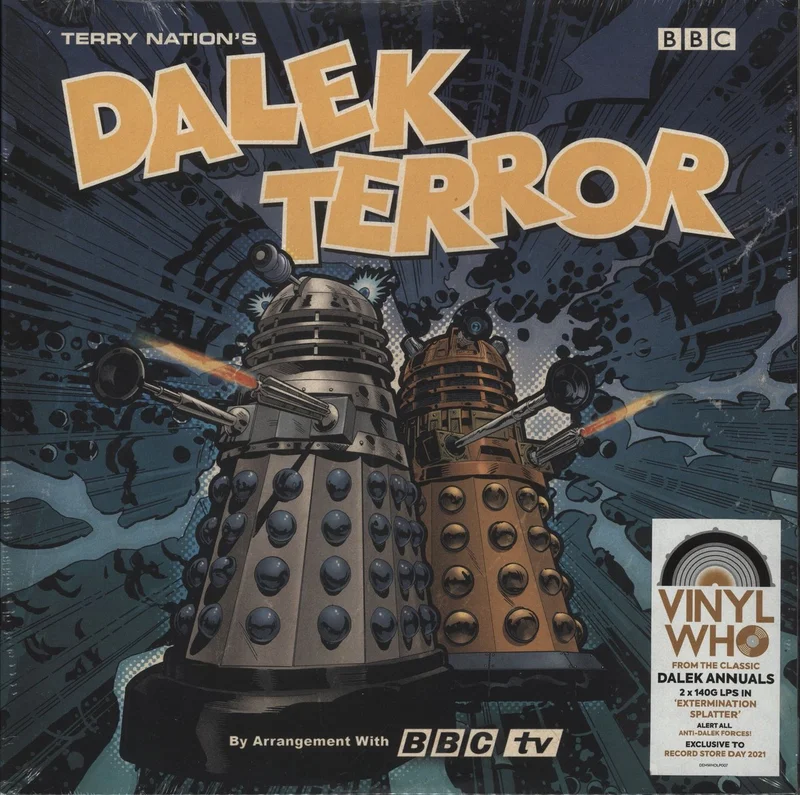 Doctor Who Terry Nation's Dalek Terror - RSD21 - Extermination Splatter Vinyl - Sealed UK 2-LP vinyl set