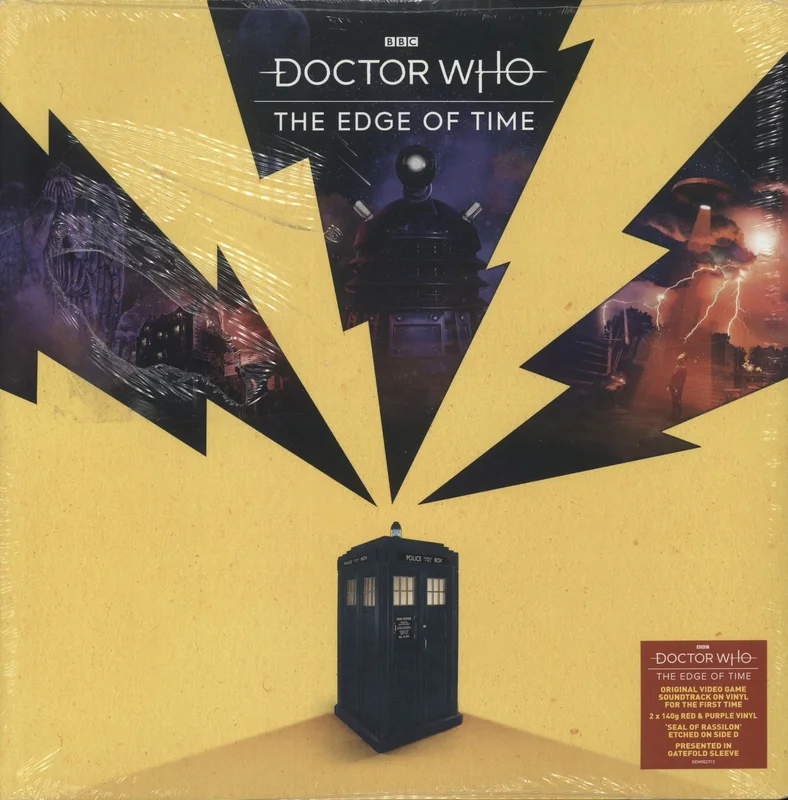 Doctor Who The Edge of Time - Red & Purple Vinyl - Sealed UK 2-LP vinyl set