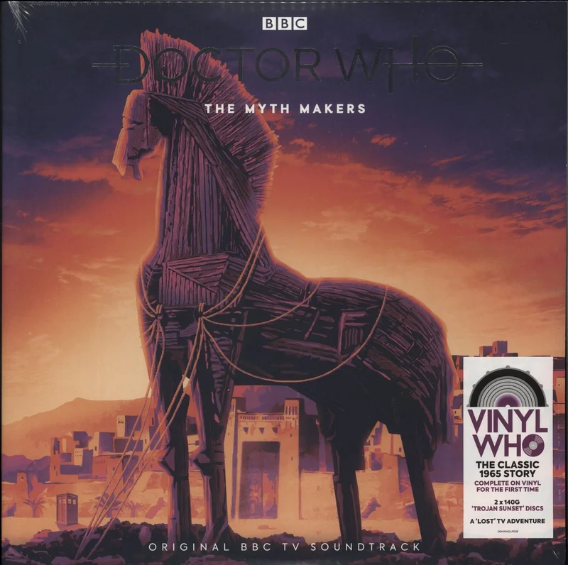 Doctor Who The Myth Makers - Trojan Sunset Vinyl - Sealed UK 2-LP vinyl set
