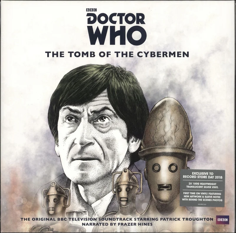 Doctor Who The Tomb Of The Cybermen - RSD18 - 180gm Silver Vinyl - Sealed UK 2-LP vinyl set