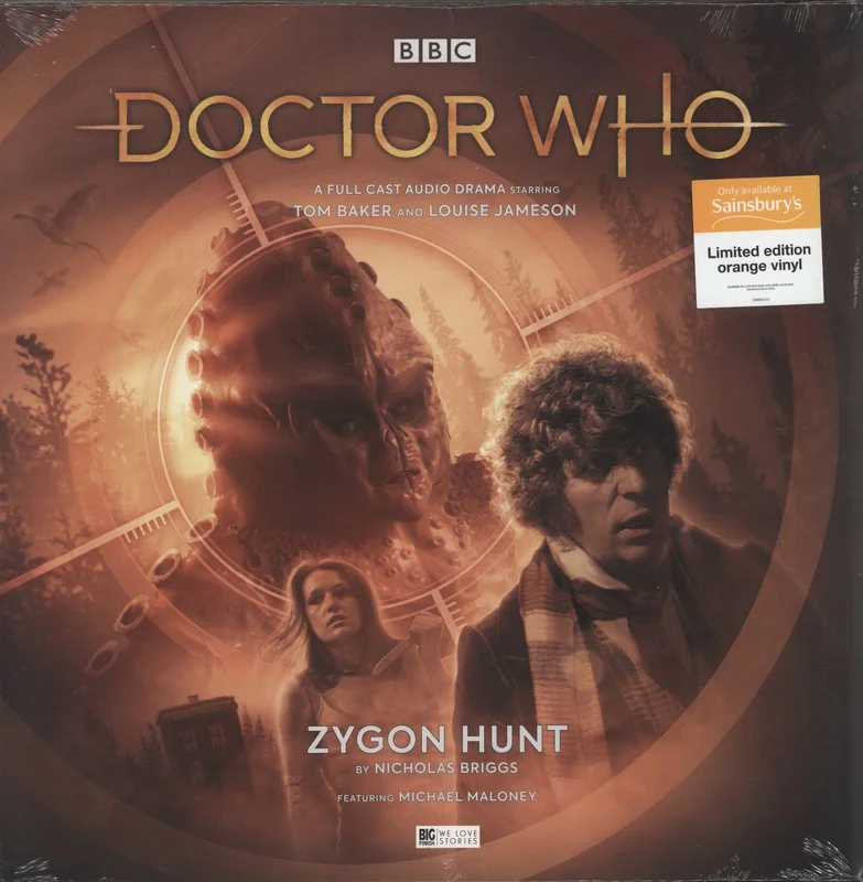Doctor Who Zygon Hunt - Orange Vinyl - Sealed UK Vinyl LP