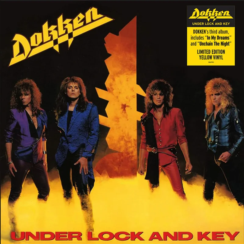 Dokken  Under Lock And Key (Yellow vinyl)