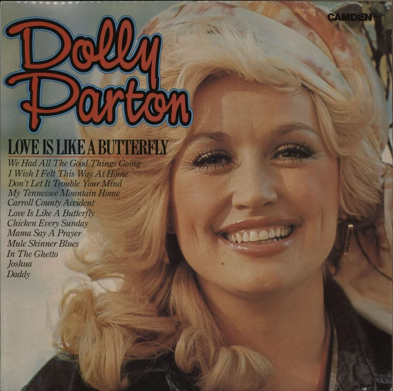 Dolly Parton Love Is Like A Butterfly UK Vinyl LP