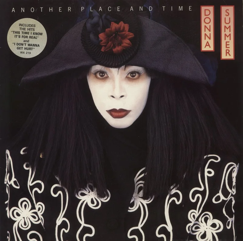Donna Summer Another Place And Time - Hype-Sticker UK Vinyl LP