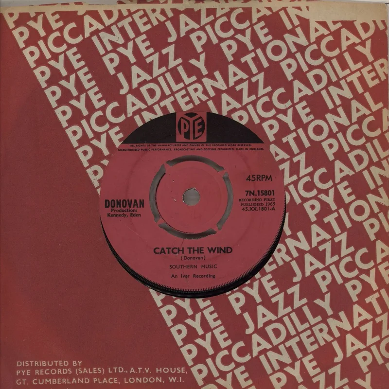 Donovan Catch The Wind - 4prong UK 7" vinyl