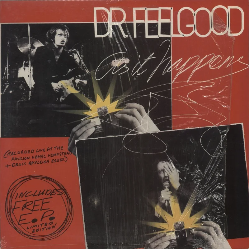Dr Feelgood As It Happens + 7" - Shrink UK Vinyl LP