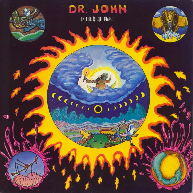 Dr John In The Right Place UK Vinyl LP