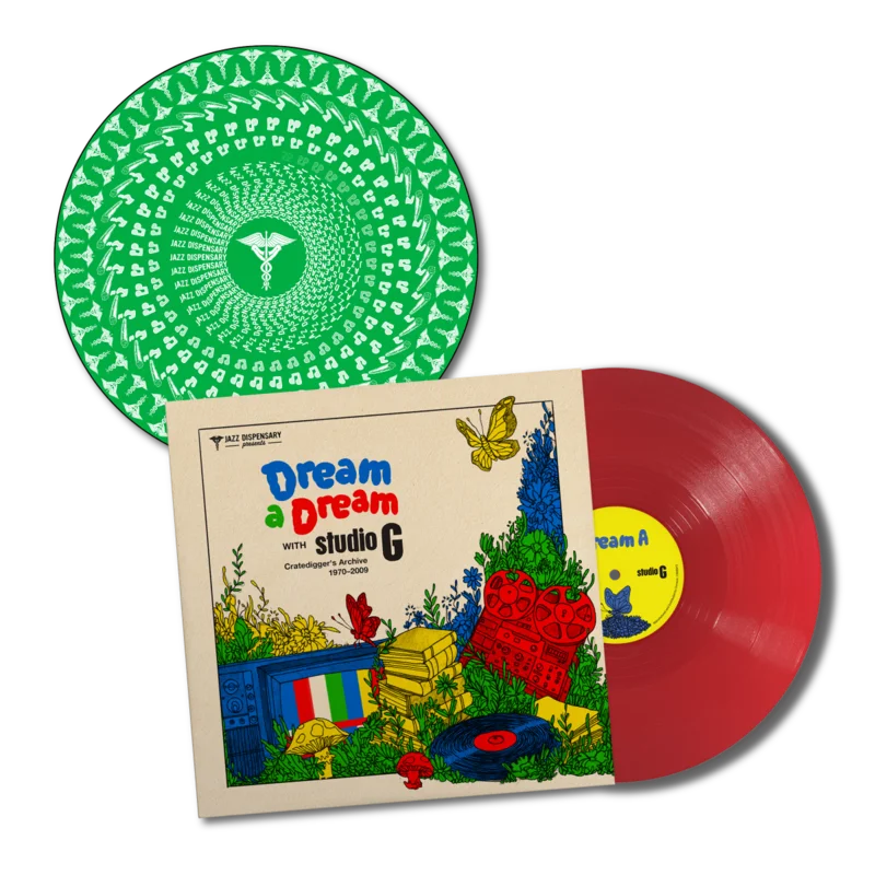 Dream A Dream With Studio G: Cratedigger's Archive (1970-2009) (Opaque Red LP) + Jazz Dispensary Zoetropic Slipmat