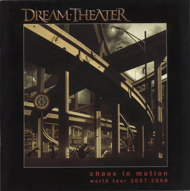 Dream Theater Chaos In Motion - World Tour 2007-2008 UK Tour programme