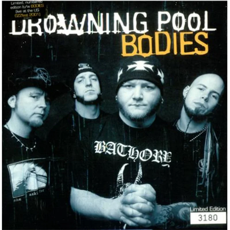 Drowning Pool Bodies - Blue Vinyl + Numbered Sleeve UK 7" vinyl