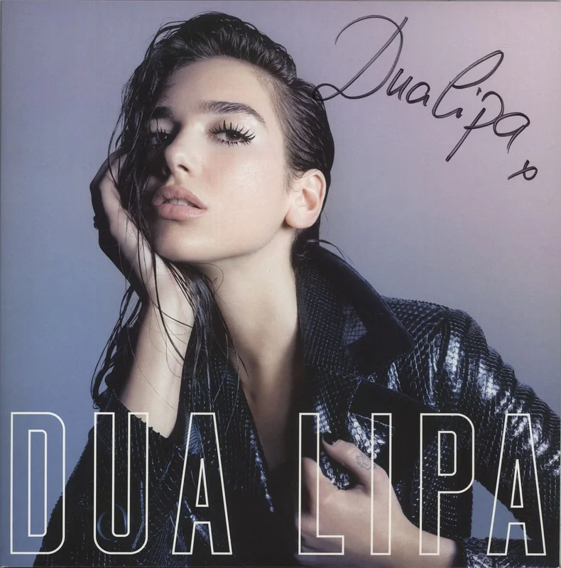 Dua Lipa Dua Lipa - Pink Marbled Translucent Vinyl - Signed UK Vinyl LP