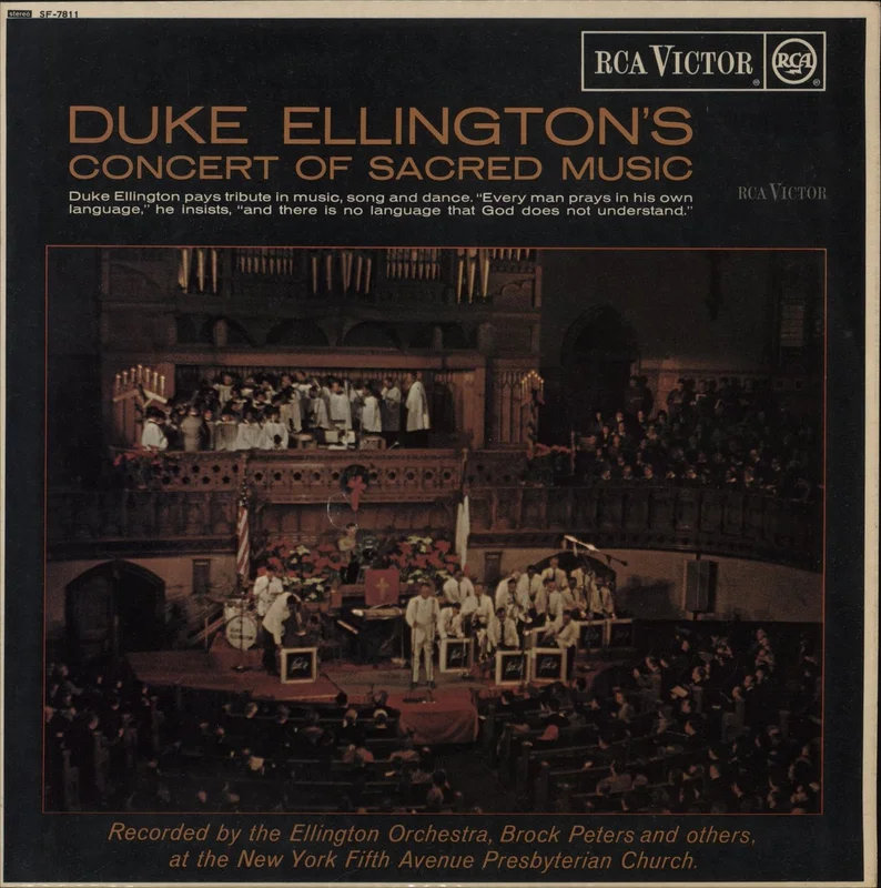 Duke Ellington Concert Of Sacred Music UK Vinyl LP