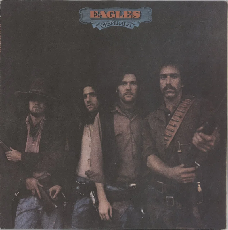 Eagles Desperado - 2nd - Textured Sleeve UK Vinyl LP