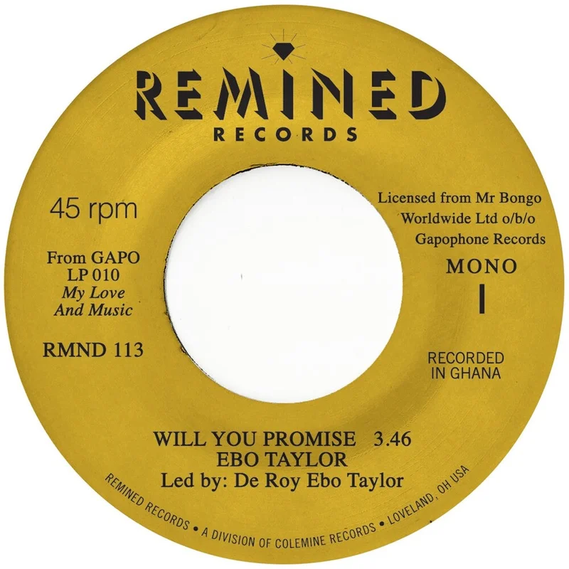 Ebo Taylor - Will You Promise / Maye Omama [7" Vinyl]