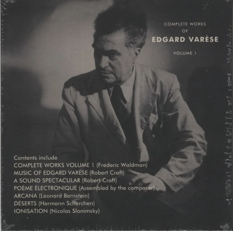 Edgard Varse Complete Works Of Edgard Varse, Volume 1 - Sealed UK 3-CD set
