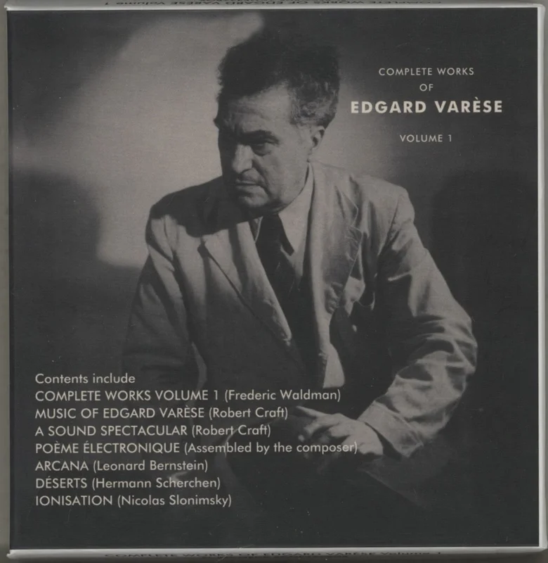 Edgard Varse Complete Works Of Edgard Varse, Volume 1 UK 3-CD set