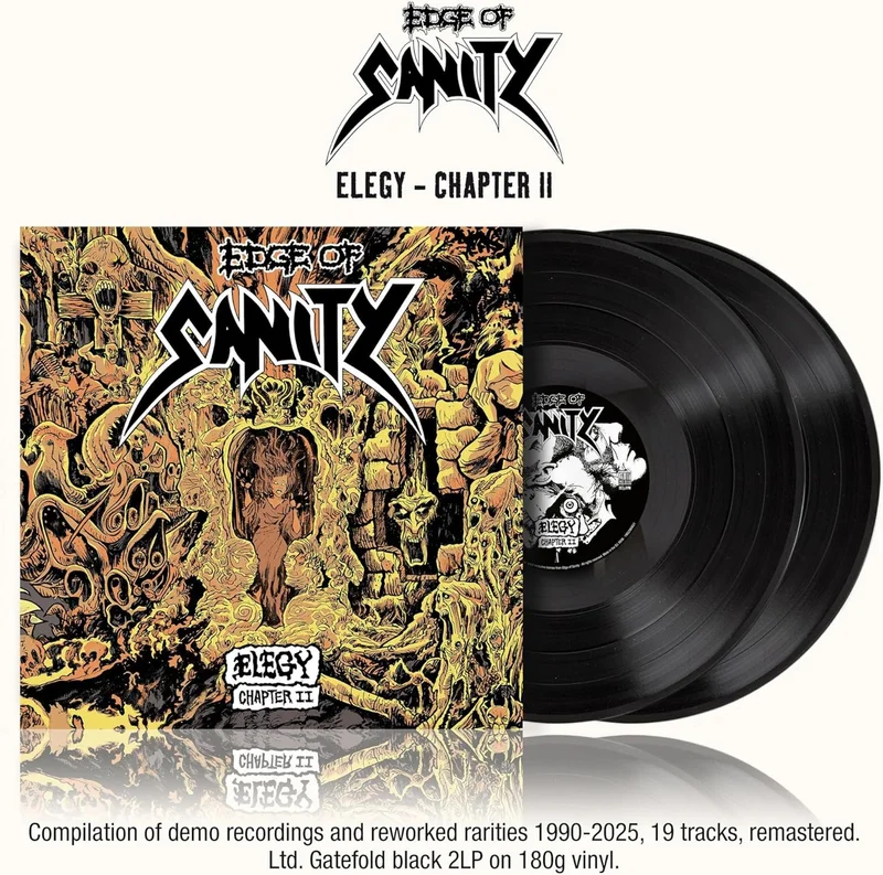 Edge Of Sanity Elegy Chapter II - 180 Gram Black Vinyl - Remastered by Dan Swano - Sealed UK 2-LP vinyl set