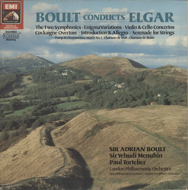 Edward Elgar Boult Conducts Elgar UK Vinyl box set