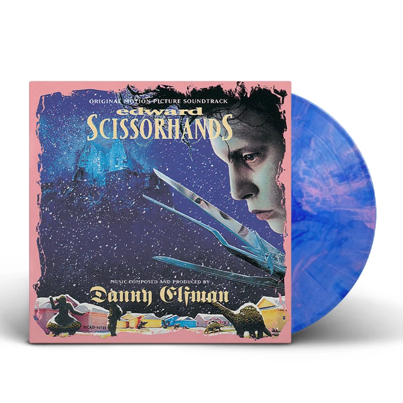 Edward Scissorhands: Exclusive Blue & Pink Candyland Swirl Vinyl LP